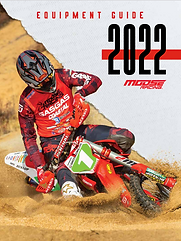 Motocross Rider racing through desert