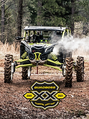 UTV Riding through woods catalog cover